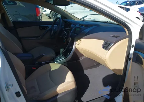 2013 Hyundai Elantra Gls из США, поврежденный, VIN 5NPDH4AE8DH380001